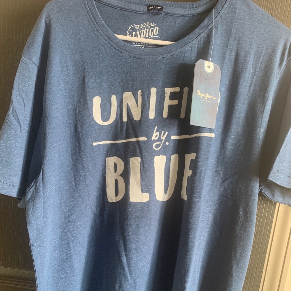NWT - Pepe Jeans indigo TSHIRT - XXL- Slim Fit